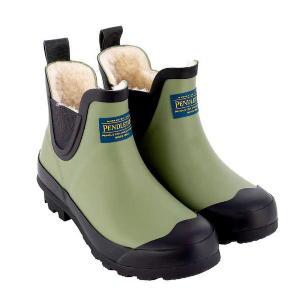 Pendleton Ladies Chelsea Wool Lined All Weather
• Color: Olive - Size 10